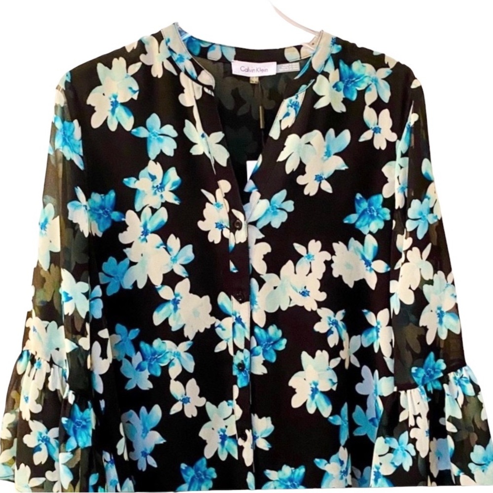 Calvin Klein sheer jacket NWT